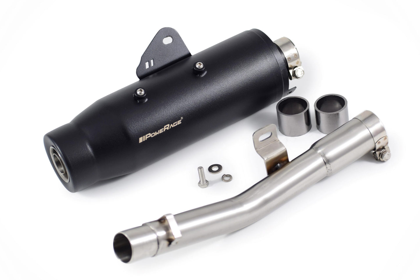 POWERAGE SLIP ON PERFORMANCE EXHAUST FOR ROYAL ENFIELD BEAR 650 WITH DE-CAT PIPE | OE TYPE