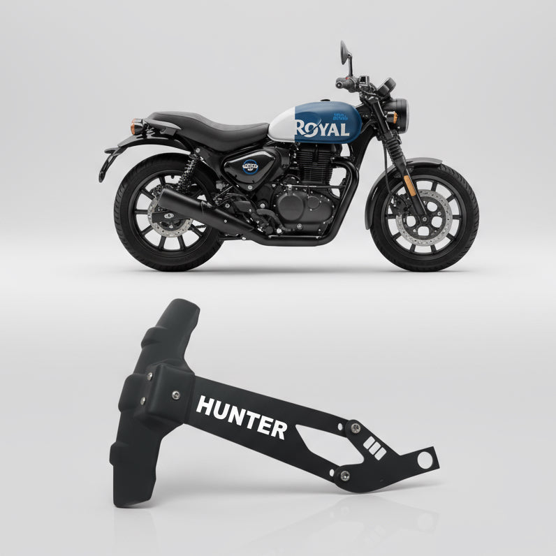 ROYAL ENFIELD HUNTER 350 REAR MUD FLAP | TYRE HUGGER