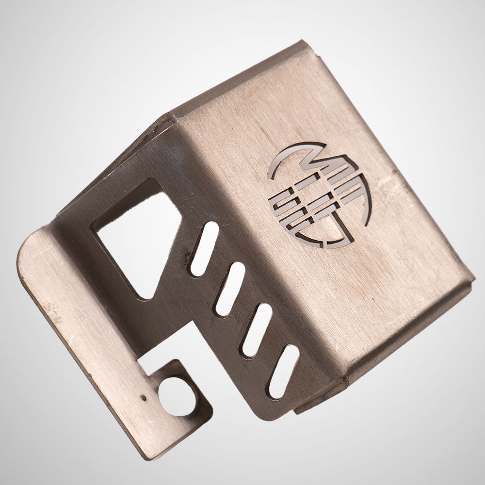 Royal Enfield Himalayan Rear Brake Oil Container Guard ' Stainless Steel '