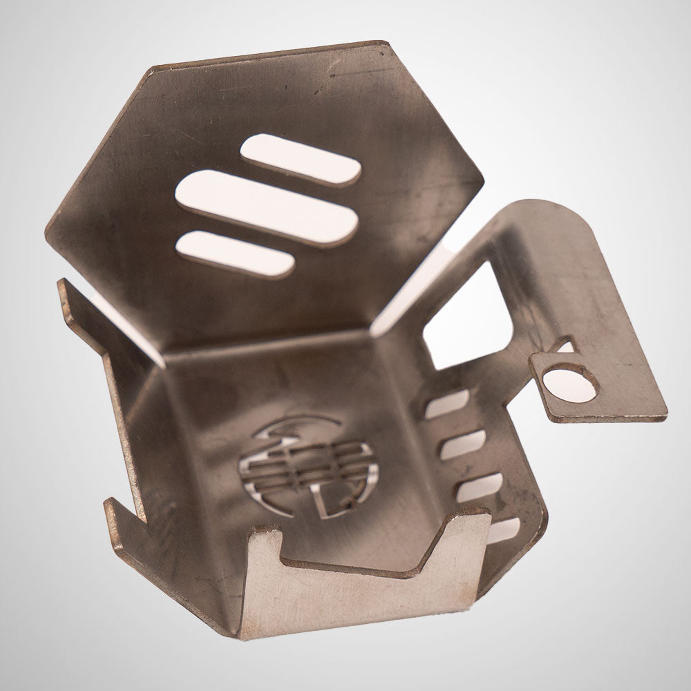 Royal Enfield Himalayan Rear Brake Oil Container Guard ' Stainless Steel '