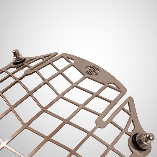 रॉयल एनफील्ड हिमालयन हेडलाइट ग्रिल ' स्टेनलेस स्टील '