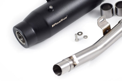 POWERAGE SLIP ON PERFORMANCE EXHAUST FOR ROYAL ENFIELD BEAR 650 WITH DE-CAT PIPE | OE TYPE