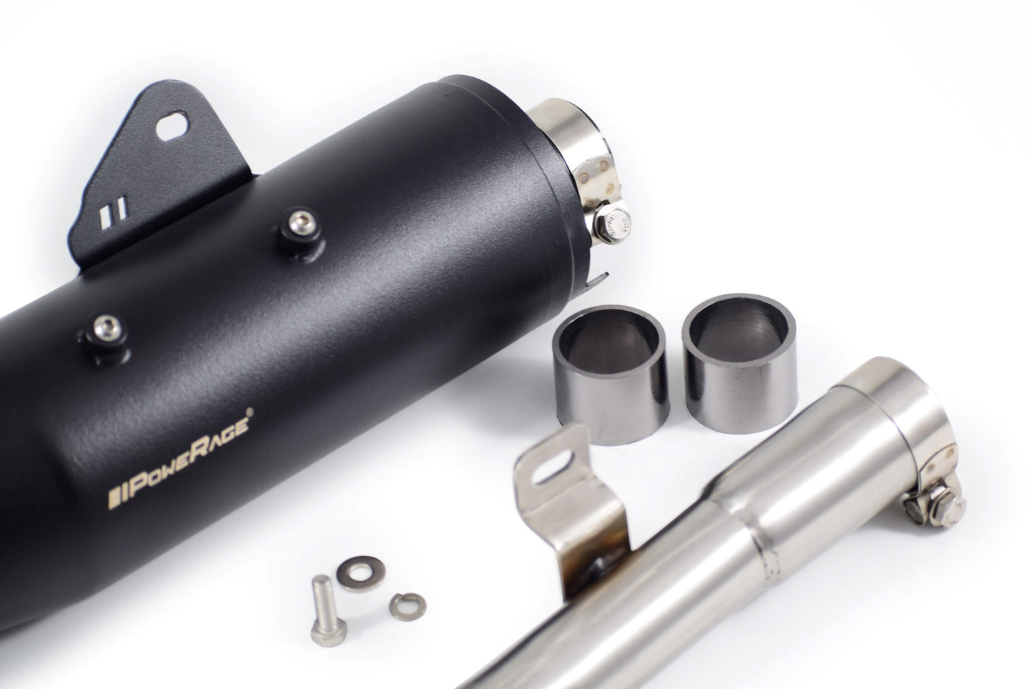 POWERAGE SLIP ON PERFORMANCE EXHAUST FOR ROYAL ENFIELD BEAR 650 WITH DE-CAT PIPE | OE TYPE
